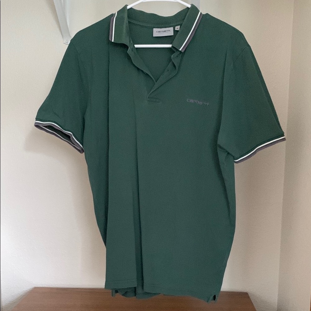 Carhartt WIP Men's Green Polo Shirt